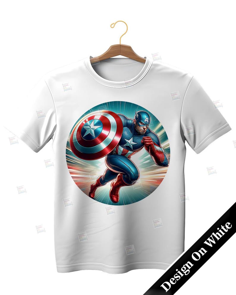 PNG Captain America art comic book style action hero shield PNG for sublimation Superhero Art Print Tshirt Mug Design Wall Art Stickers Tumbler Clipart Halloween Christmas New year card making designs gift ideas Digital Download Birthday Transparent