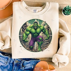 Hulk clipart, Watercolor Digital Poster design PNG file for sublimation, Superhero Art,Digital Download, Birthday, Transparent background