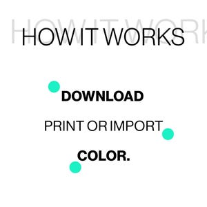 50 Pixel Color By Number Book 90s Nostalgia | Mystery Mosaic Adult Coloring | Reveal the pixel puzzle fun | Printable PDF Instant Download image 3