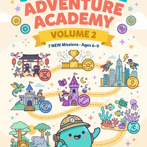 Screen Free Activities for Kids Ages 6-9 | Printable Activity Book | Knights Wizards Ninjas | Travel Boredom Buster | Instant Download