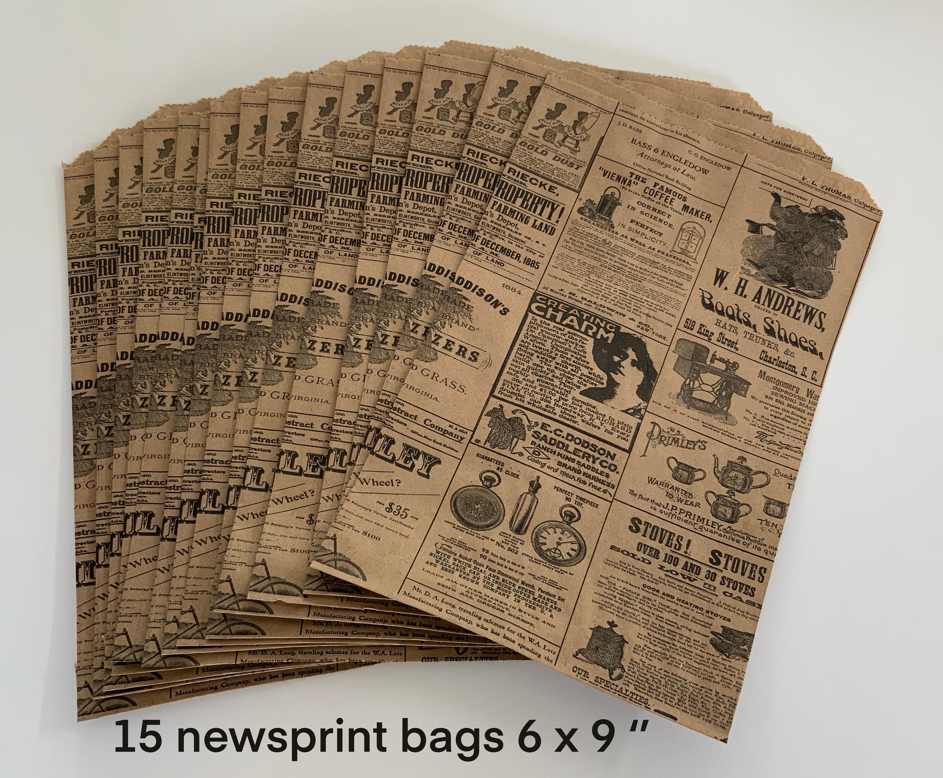 Vintage Newspaper Delivery Bag - Etsy Canada