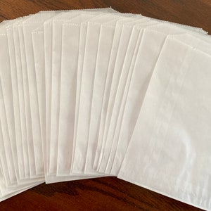 24 sacs en verre de grande taille : 5,5 x 7,75 pouces