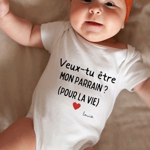 Collection marraine ou parrain- body t-shirt bébé et enfant - cartes demande parrain marraine - veux tu être mon parrain?ma marraine?