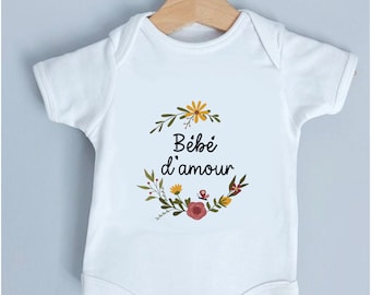 Love baby bodysuit/newborn gift/baby shower