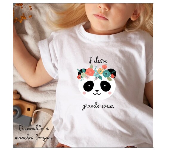 Tee shirt Future grande soeur /cadeau naissance/annonce grossesse