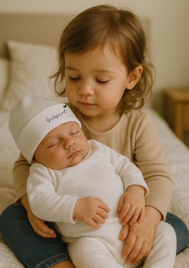 Personalized baby hat/handmade gift image 8