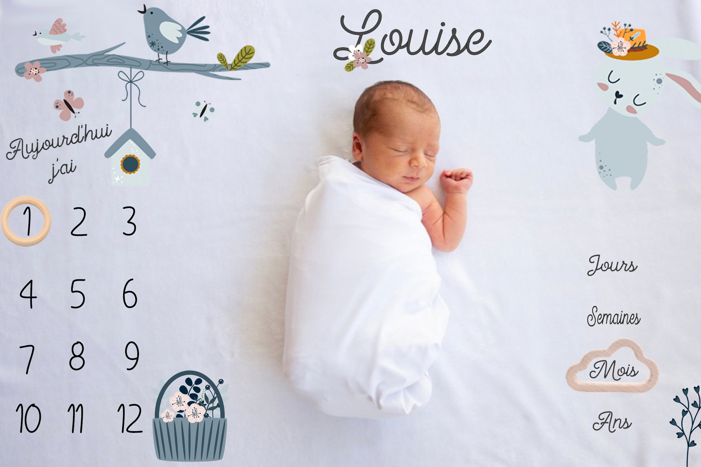 Baby Photo Mat Etsy