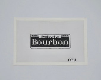 Vintage Bourbon Street Sign