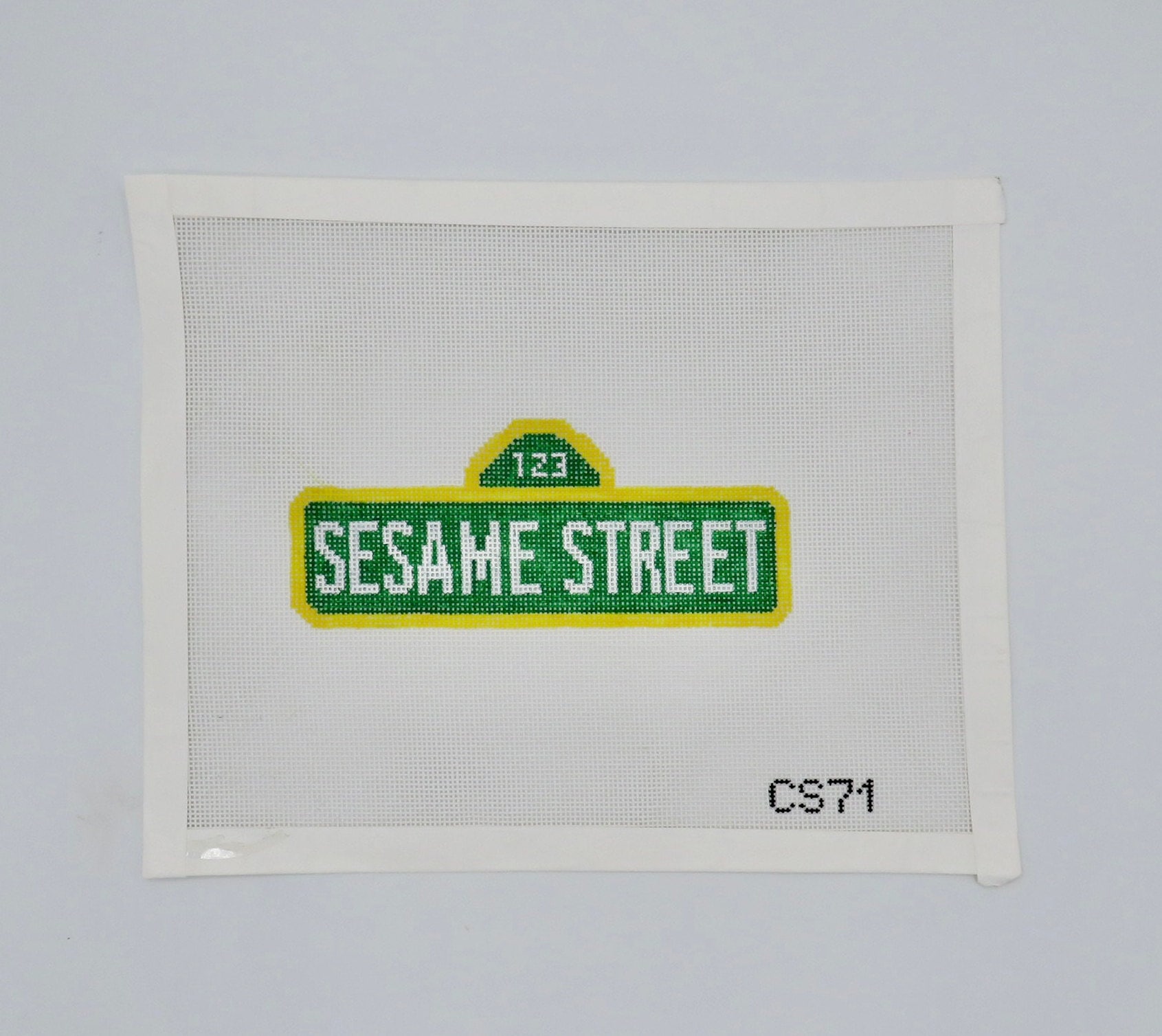 Sesame Street needlepoint ornament