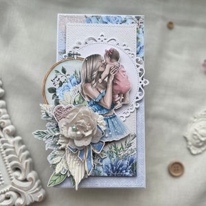Gelukkige verjaardagskaart, babyverjaardagskaart, babykaart, 3D-verjaardagskaart, verjaardagskaart vrouw, verjaardagskaart moeder, verjaardagskaart moeder, verjaardagskaart