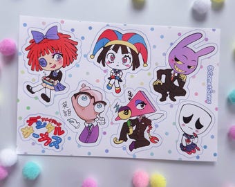 Stickervel The Amazing Digital Circus Anime