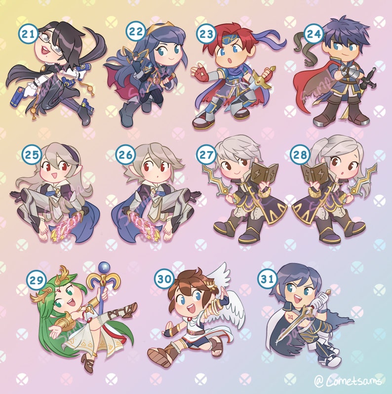Super Smash Bros. Acrylic Keychains ~New Designs!~ image 6