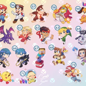 Super Smash Bros. Acrylic Keychains ~New Designs!~ image 10