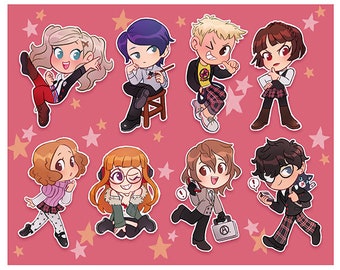 Persona 5 Phantom Thieves Acrylic Keychains (Now with Kasumi!) ~Restocked~