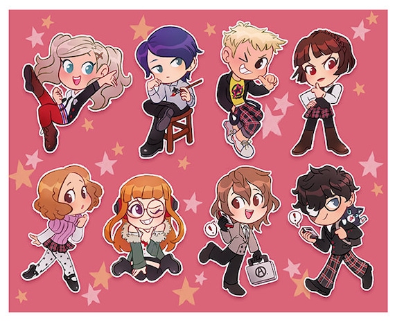 Persona Phantom Thieves Acrylic Keychains (now With Kasumi