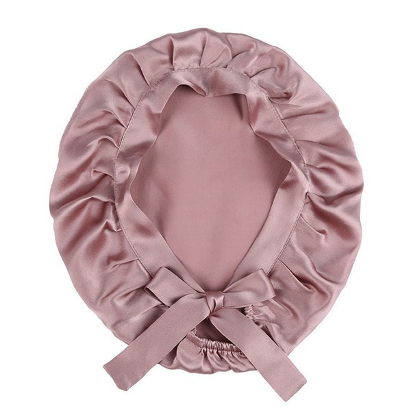 Silk Bonnets, Sleep Cap Womens Night Sleep Cap, 100% Pure Silk Hair Cap Women's Bonnet, Hair Care Bonnet