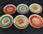 oscar schlegelmilch signed antique small plates set for wall decor or dessert made in Germany