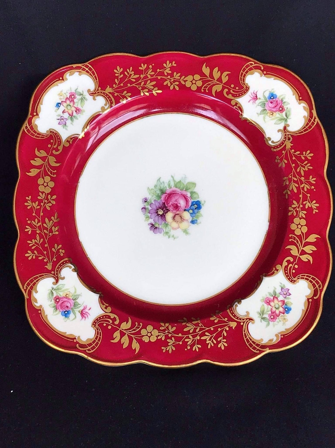 Königl Pr Tettau Porzellan Was Ist Es Wert Königl pr tettau signiert antike Porzellan Teller Set - Etsy.de