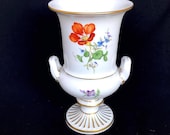 Meissen signed antique handpainted vase made in Germany