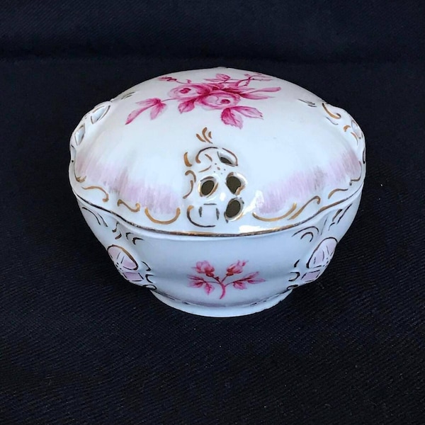 Rosenthal antique porcelain jewelry box,  trinket box made in Germany.