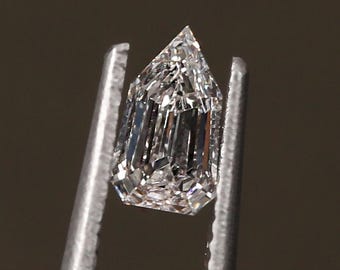 1,00 CT kogelgeslepen laboratoriumdiamant, vintage sieradensteentje