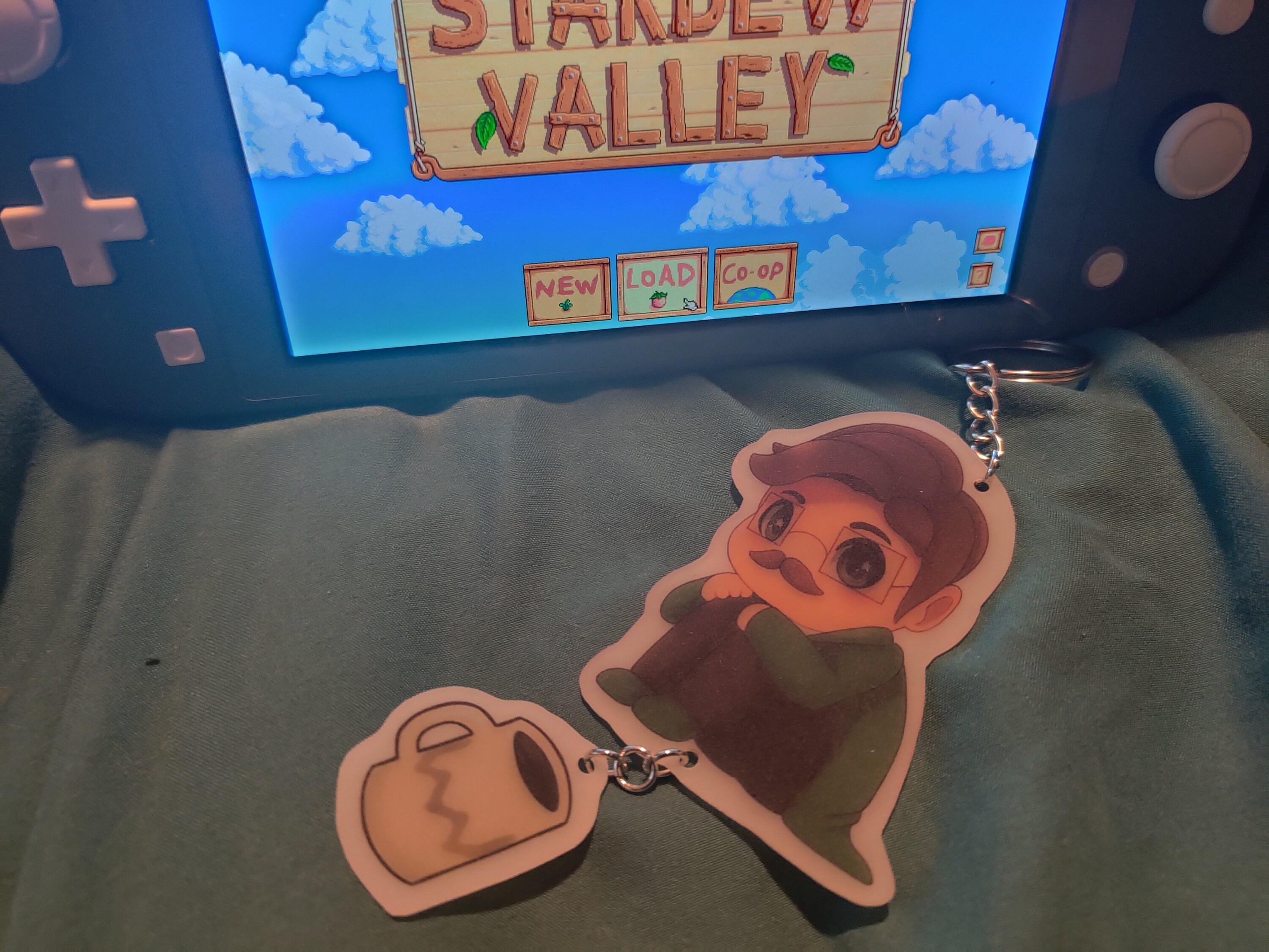Stardew Valley Harvey Keychain Etsy