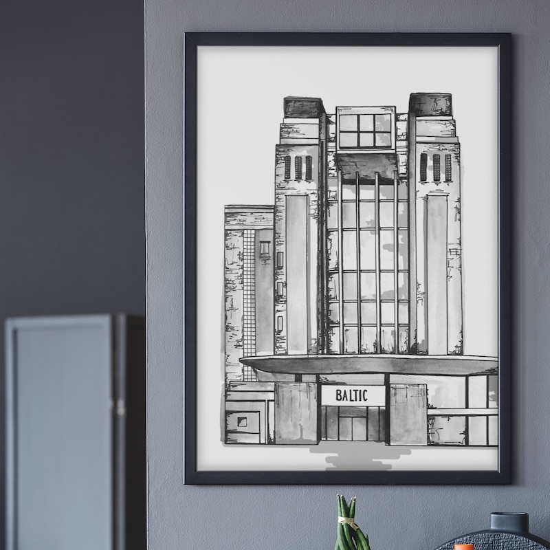 Newcastle Drawing - Etsy UK