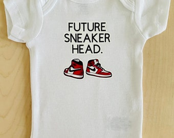 Future Sneaker Head Baby One Piece Sneaker Head Baby Bodysuit Mini Sneaker Lover Sneaker Babe Sneakerhead Kid Sneaker Hype Sneaker Fan Shirt