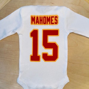 Custom Kansas Football Team Baby Jersey, Customized Kids Football Jersey