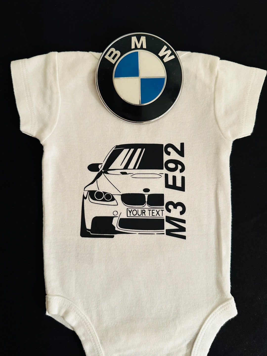 BMW Car Bodysuit, BMW M3 E92 Coupe Kids Tshirt, BMW 3 Series Infant