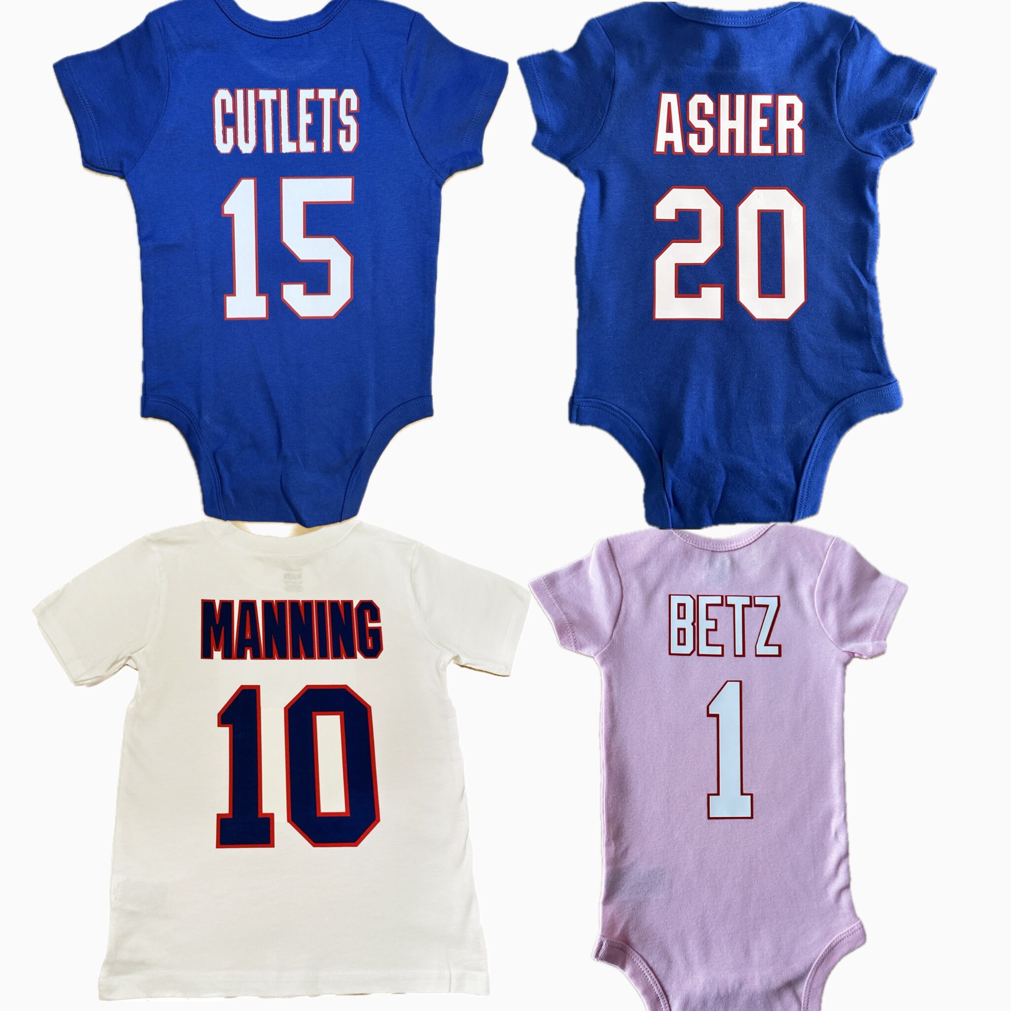 Ny Giants Toddler Jersey Etsy