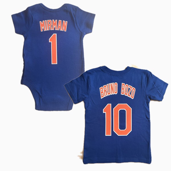 Custom New York Baseball Baby Jersey Personalized NY Baseball Baby Boy, Girl Bodysuit NY Kids Tshirt NY New York Baseball Team Toddler Fan