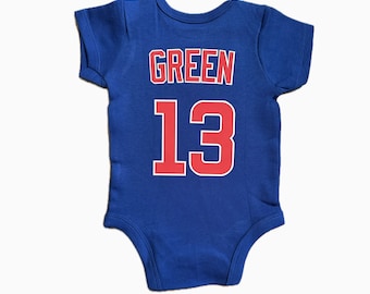 Body bébé personnalisé Chicago Baseball, maillot de baseball personnalisé pour enfants, t-shirt bébé Chicago Baseball personnalisé, t-shirt bébé Chicago Baseball personnalisé