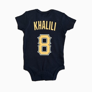 Custom Pittsburgh Baseball Team Baby Bodysuit Jersey Personalized Baseball Pittsburgh Jersey Shirt Infant Youth Toddler Baseball Fan Tshirt