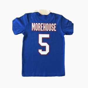 Custom NY New York Kids Football Jersey Shirt Personalized New York Football Baby Toddler Blue Jersey Tshirt Customized Football Infant Tee