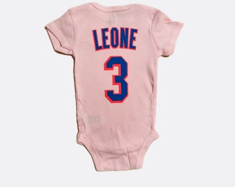 Custom Baby Girl New York Hockey Jersey Shirt Personalized New York NY Hockey Girl Jersey Customized Hockey NY Infant Girl Toddler Jersey