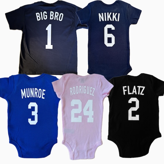 Personalized baby baseball jersey sale