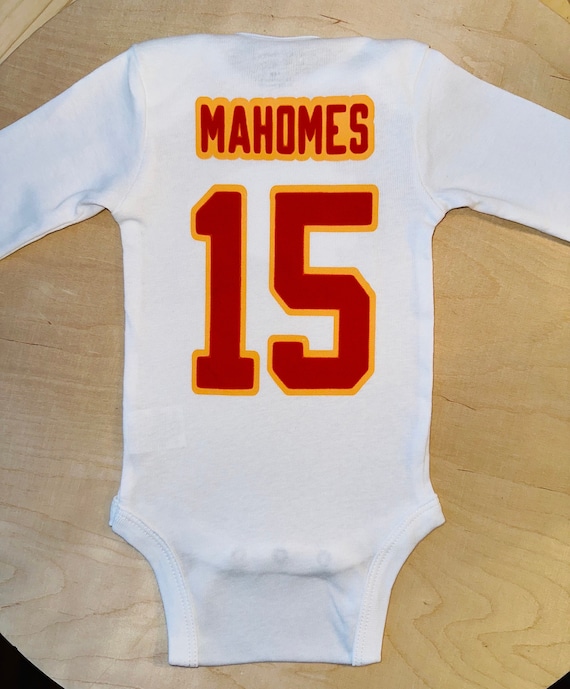 Custom Kansas Football Team Jersey One Piece, Football Jersey Toddler TShirt, Any Sports Team Custom Jersey, Baby, Kids Football Shirts