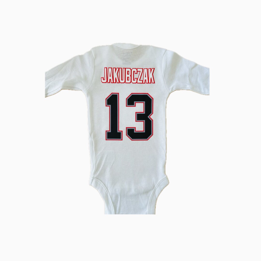 Custom Buffalo Kids Hockey Jersey Personalized Infant Hockey Buffalo Baby Bodysuit Jersey Customized Buffalo Hockey Toddler Tshirt Fan Etsy