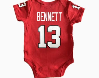 Camiseta de bebé de cualquier equipo de fútbol, réplica personalizada, camiseta deportiva de equipo de fútbol escolar para niños, cualquier logotipo, mascota, camiseta de equipo deportivo, niño pequeño