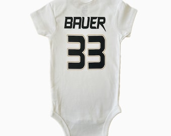 Custom Anaheim Hockey Baby Bodysuit Jersey Customized Anaheim Kids Hockey Shirt Hockey Anaheim Fan Preschool Toddler TShirt Jersey Tee