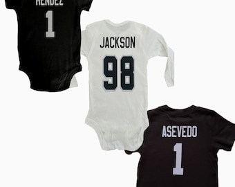 Custom Las Vegas Oakland Football Kids Jersey Personalized Oakland Las Vegas Football Baby Jersey Oakland Football Toddler TShirt Infant Tee