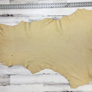 Deerskin, 7.3 Sqft, Smoke, 3-4 oz, Beautiful Hides, Leather Craft, Deer Buckskin, Made In USA, D224SK-D