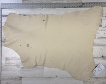 Deerskin, 6.1 Sqft, Palomino, 2.5-3.0 oz, Beautiful Hides, Leather Craft, Deer Buckskin, Made in USA, D130PA-D