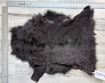 ロングウールシープスキンラグ、美しく、柔らかく、贅沢な小さなシープスキン、ラグ、スロー、装飾用のなめし羊皮、S633-G