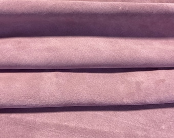 Soft Pig Splits/suede, Beautiful Lavender Color, Good for Leather Craft, Thin Leather, Lining Leather,PGLA1.