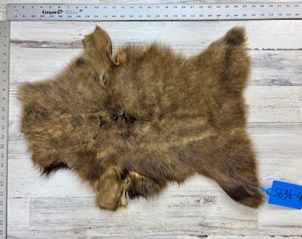 ロングウールシープスキンラグ、美しく、柔らかく、贅沢な小さなシープスキン、ラグ、スロー、装飾用のなめし羊皮、S636-G