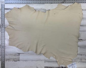 Deerskin, 8.2 Sqft, Palomino, 2.5-3.0 oz, Beautiful Hides, Leather Craft, Deer Buckskin, Made in USA, D123PA-D