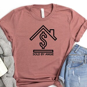 Custom Name Realtor Shirt, Custom Real Estate Shirts, Real Estate Agent Shirt, Sold By Realtor Shirt, House Sold Shirt, Realtor Shirts