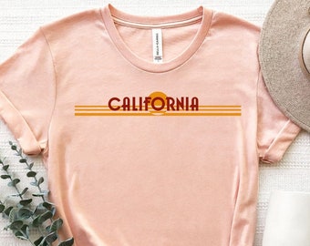 California Sun Shirt, California Summer T-Shirt, Cali Shirt, Cali Lover Shirt, State Shirts, Summer Shirt, California Tee, Vacation Shirt
